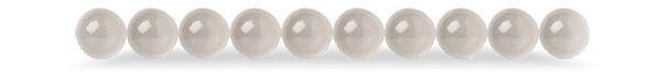 Silver Moonstone Gemstone Beads
